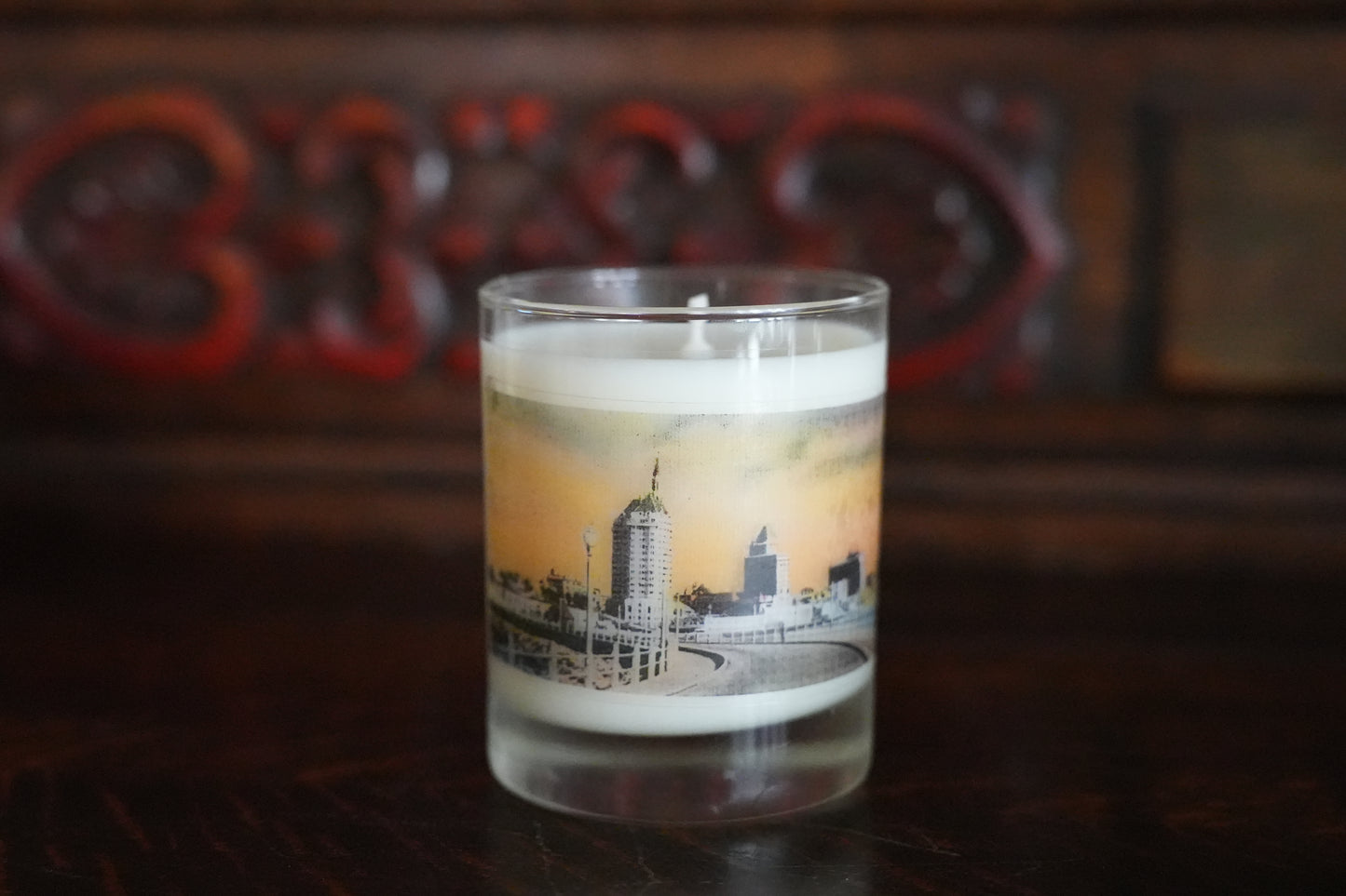 Vintage Postcard Candles