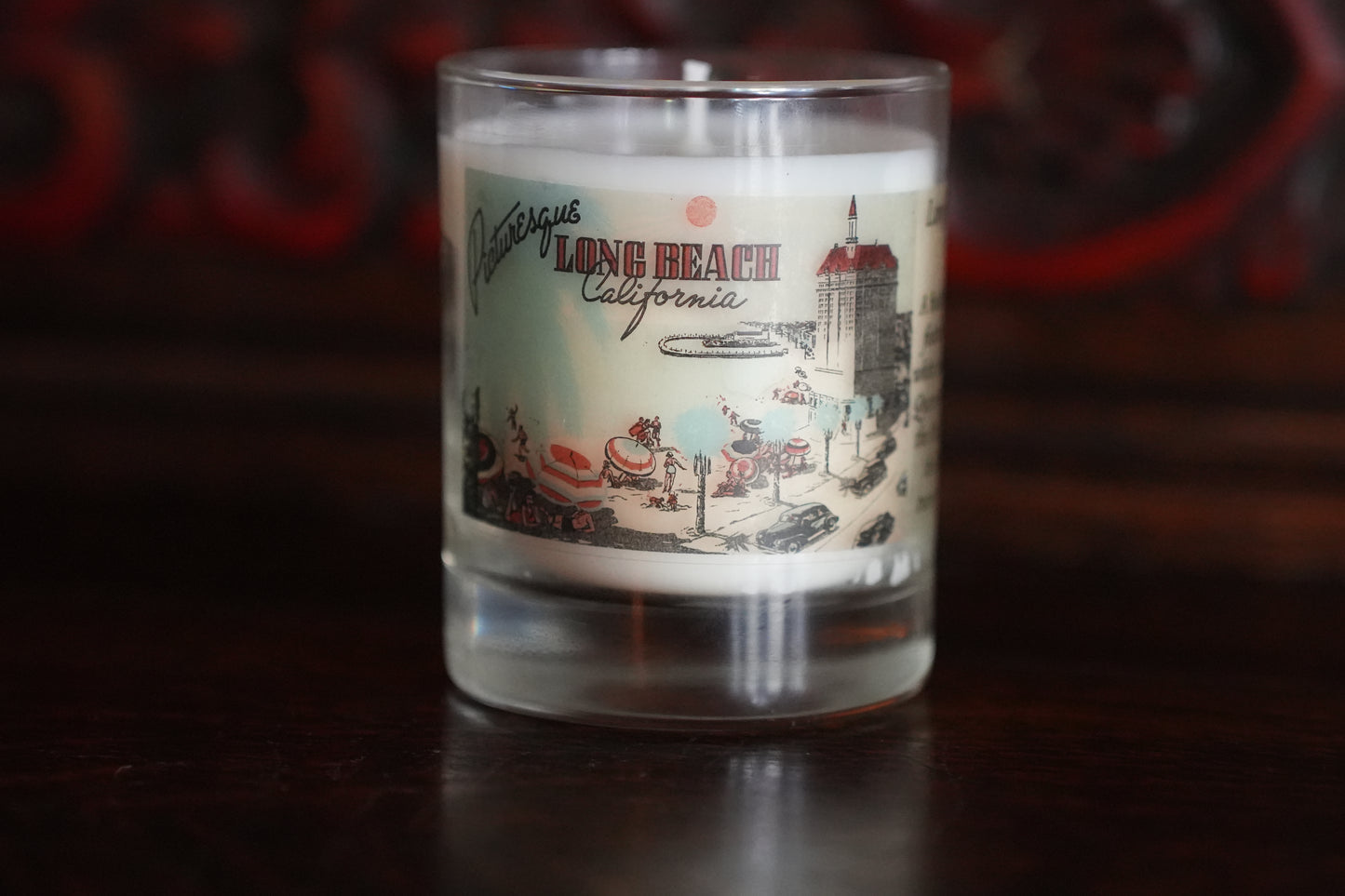 Vintage Postcard Candles