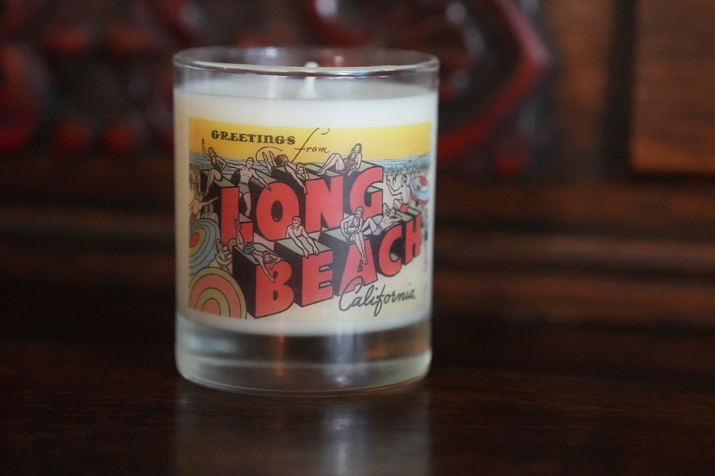 Vintage Postcard Candles